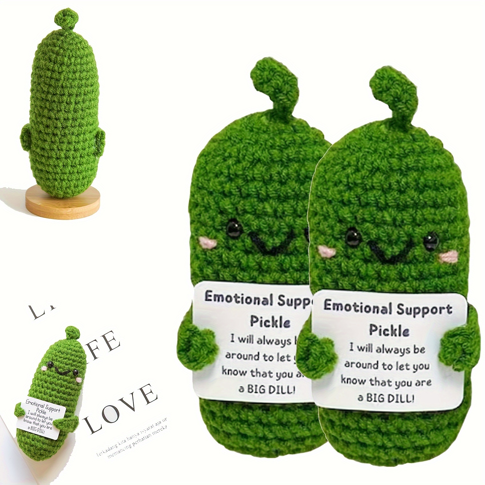 Emotional Support Pickle Emotional Support Pickled Cucumber - Temu