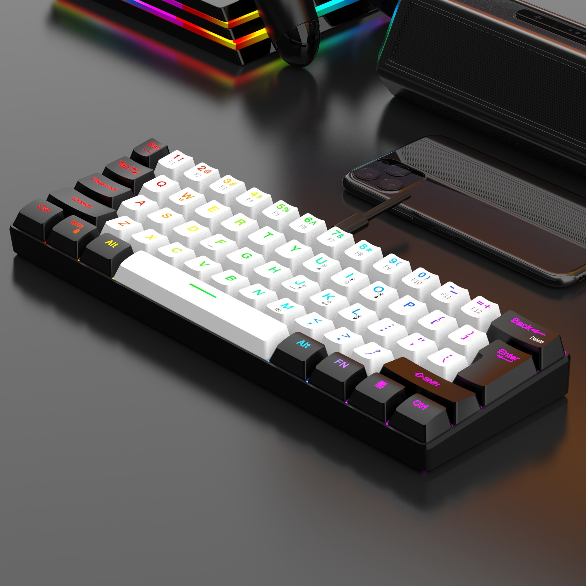 Remis à neuf (Bon état) – clavier mince multimédia mince Alienware  original, 40CM0