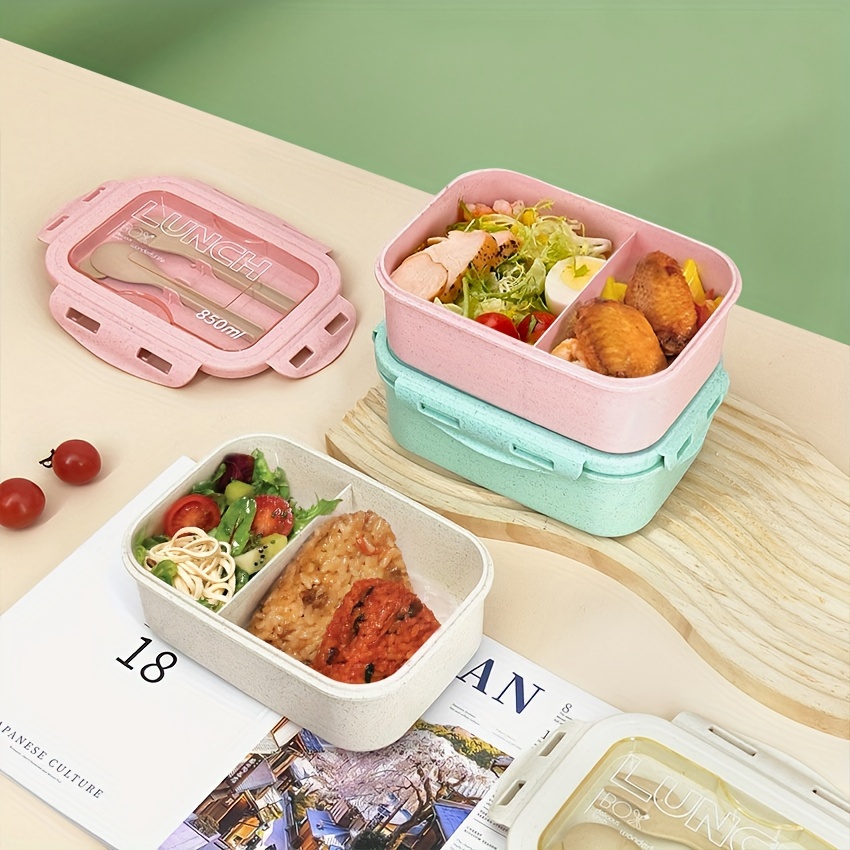 New Portable Lunch Box Picnic Japanese Bento for School Kids Dinnerware Set