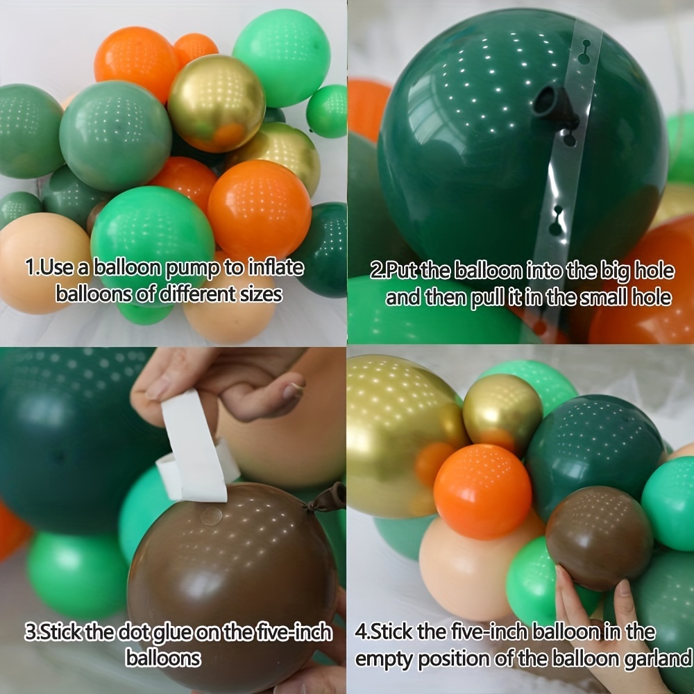 Safari Jungle Theme Birthday Children Party Decorations Animal Balloons  Kids DIY