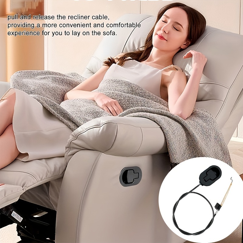 Câble De Remplacement Universel Fauteuil Inclinable - Poignée De Déverrouillage, Longueur 96.5cm