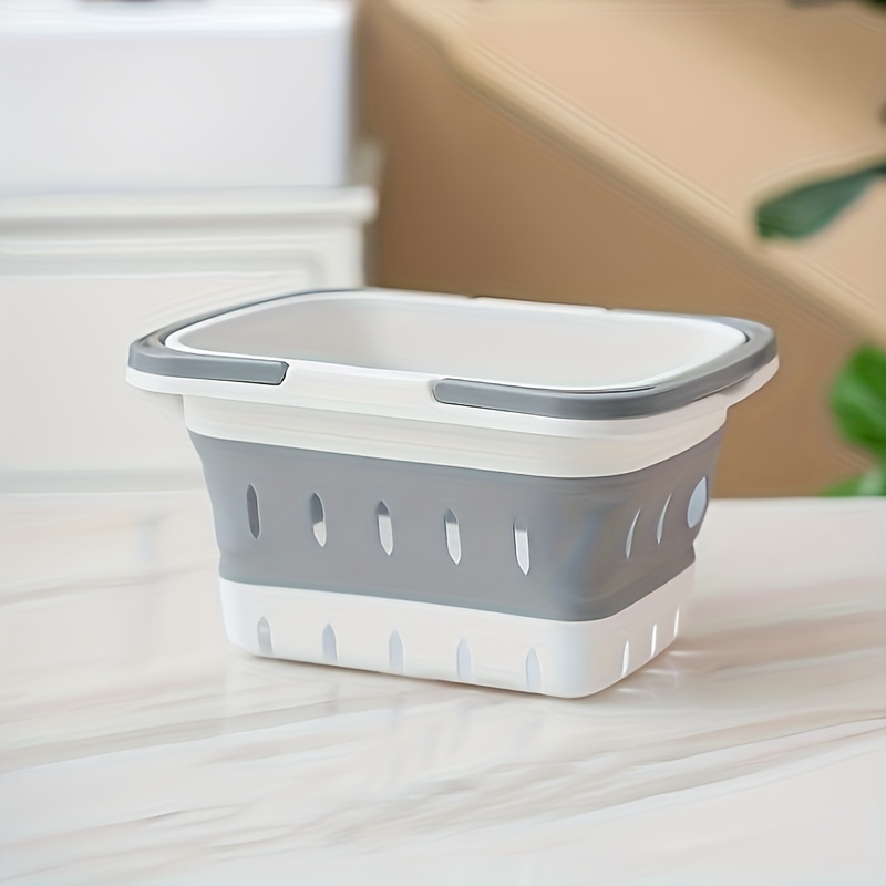 Plastic Laundry Basket, Portable Foldable Laundry Storage Basket, Easy  Assembly,, Household Storage Organizer For Bathroom, Living Room, Bedroom,  Home, Dorm - Temu Austria
