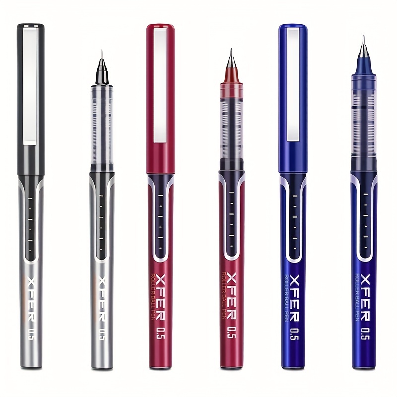 10Pcs 0.38/0.5mm Gel Pen Black/Red/Blue MUJI Ink Pens School Office Supply  Stationery for Student Business Signature Ballpoint - AliExpress