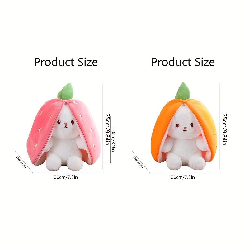  Cute rabbit Various Fruit Plush Toy Stuffed Vegetables