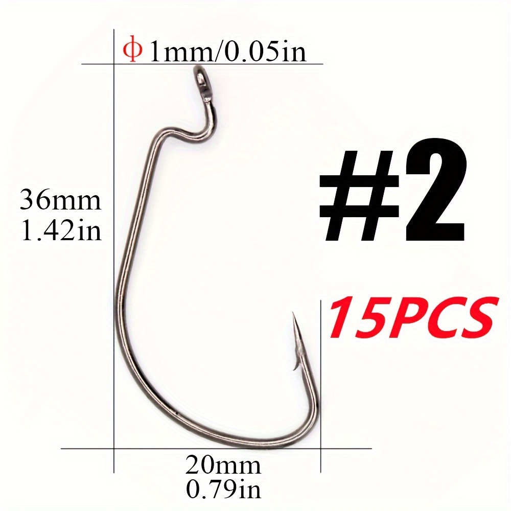 Catfishing Sweeper Hooks - 8/0, 25-Pack, Offset, Black Nickle Finish for  Rust-Free, Hook Up with More Fish
