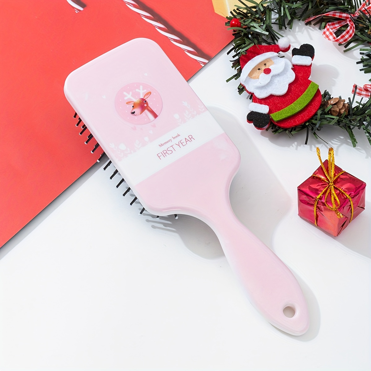 Cute Girly Pattern Air Cushion Comb Detangling Hair Brush - Temu