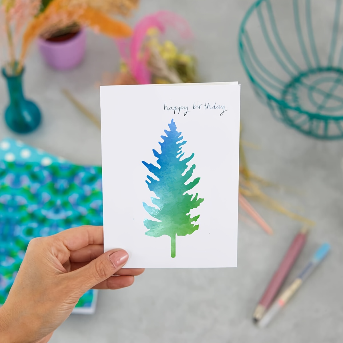 Pine Tree Stencils Reusable Template Large Tree Stencil For - Temu