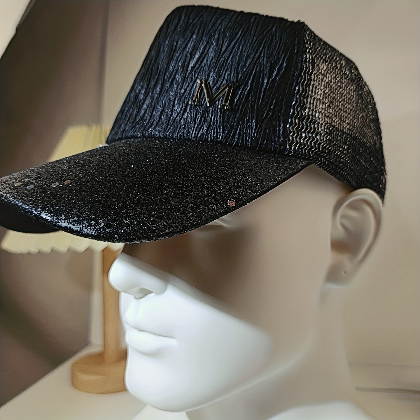 Sun Visor Hat with Louis Vuitton Ribbon