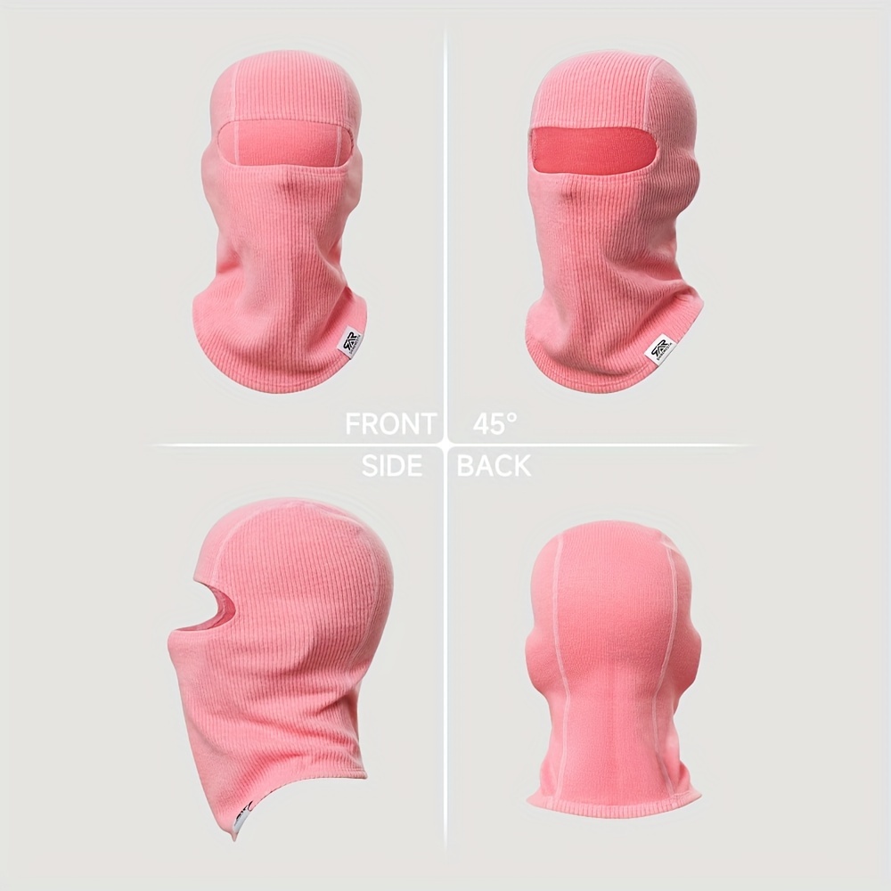 Balaclava Maschera Sci Invernale In Maglia Copricapo Termico - Temu Italy