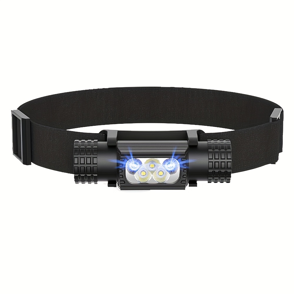 1pc Xpg G2 Led Mini Night Fishing Headlamp 18650 Type C Usb Rechargeable  High Power White Blue Headlight, Shop Now For Limited-time Deals