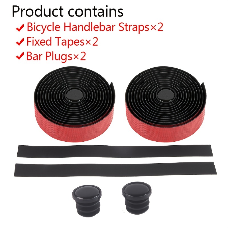 Ready Stock LV Bicycle Bar Tape Anti-slip Bike Handle Bar Tapes PU