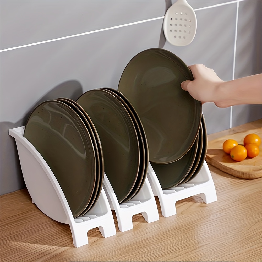 Dish Rack Multifunctional Bowl Plate Storage Box Household - Temu