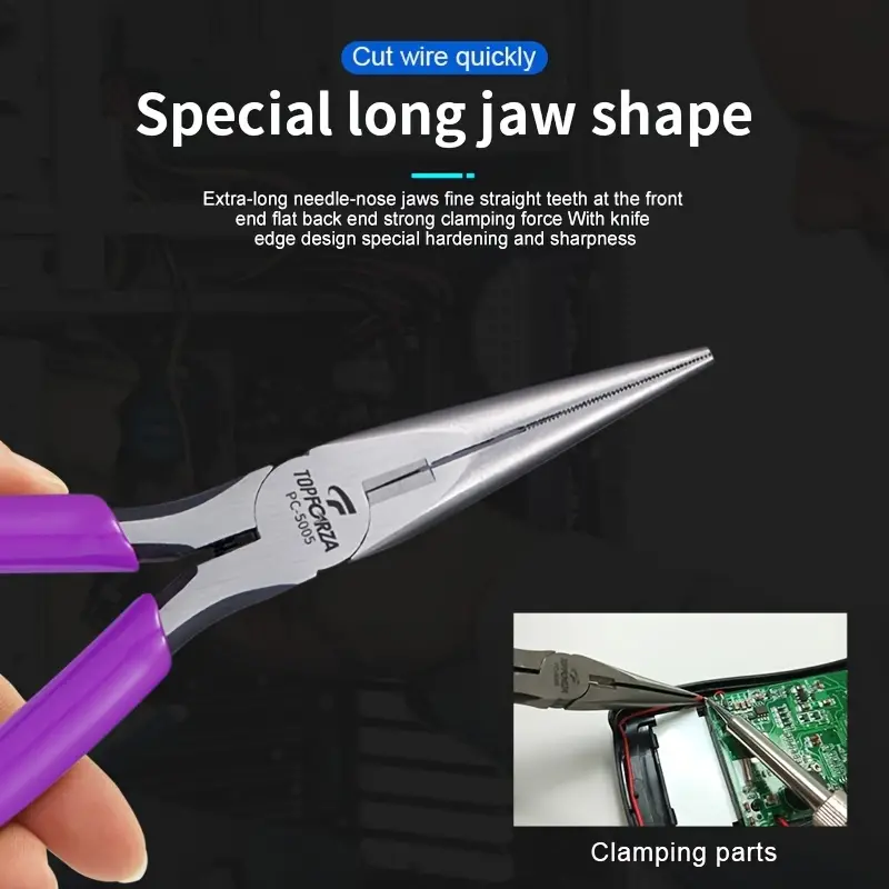 Premium Craftsman Long Nose Pliers - Perfect for DIY Electronics Projects!