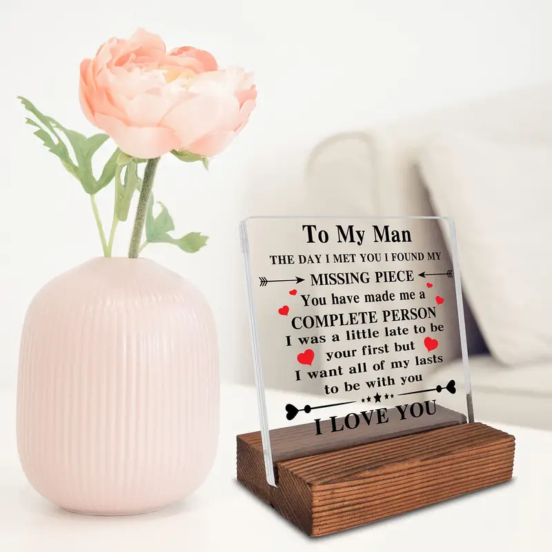 To My Man Gift For Him Anniversary Birthday Gifts For Boyfriend I