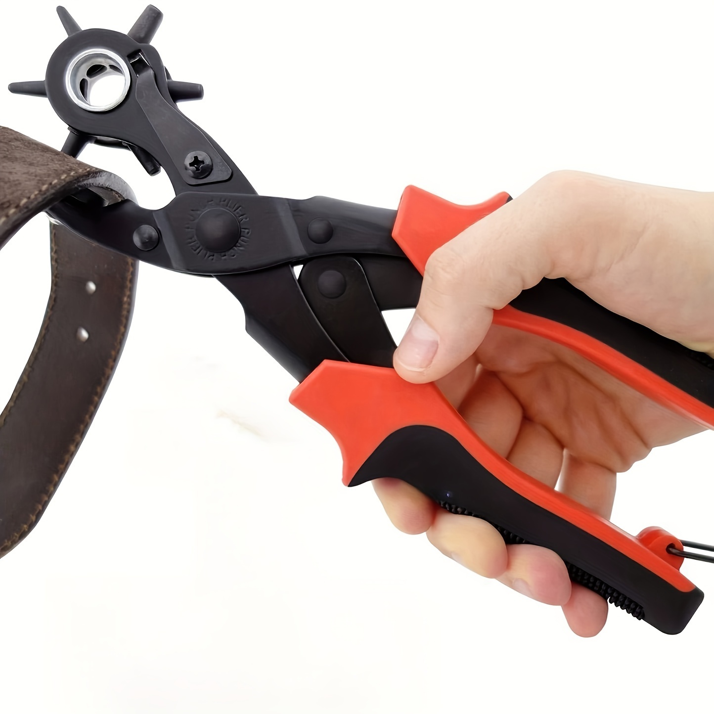 Hand Belt Punch Hole Punch Plier Kit Revolving Leather Belt Eyelet Puncher  DIY Tool for Belts Watch Bands Straps Fabric - AliExpress