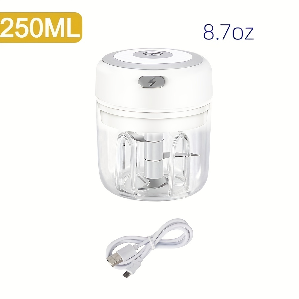 100/250ml Electric Mini Food Garlic Chopper Masher Wireless