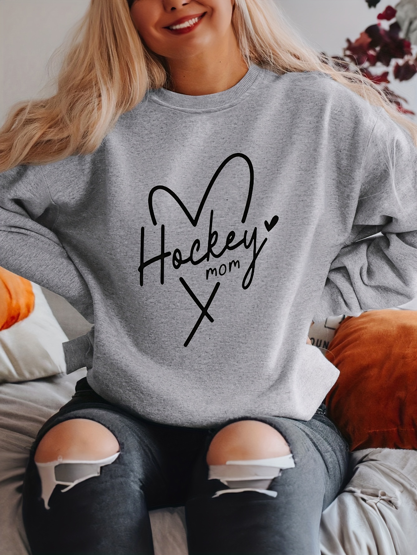 Hockey hot sale mom sweatshirt