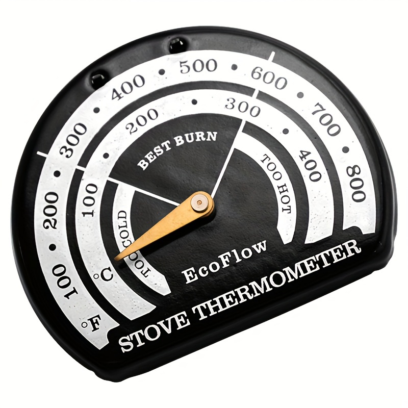 Wood Stove Thermometer Magnetic, Oven Stove Temperature Stove Top  Thermometer For Wood Burning Stoves, Gas Stoves, Pellet Stove, Avoiding  Stove Fan Damaged By Overheat - Temu