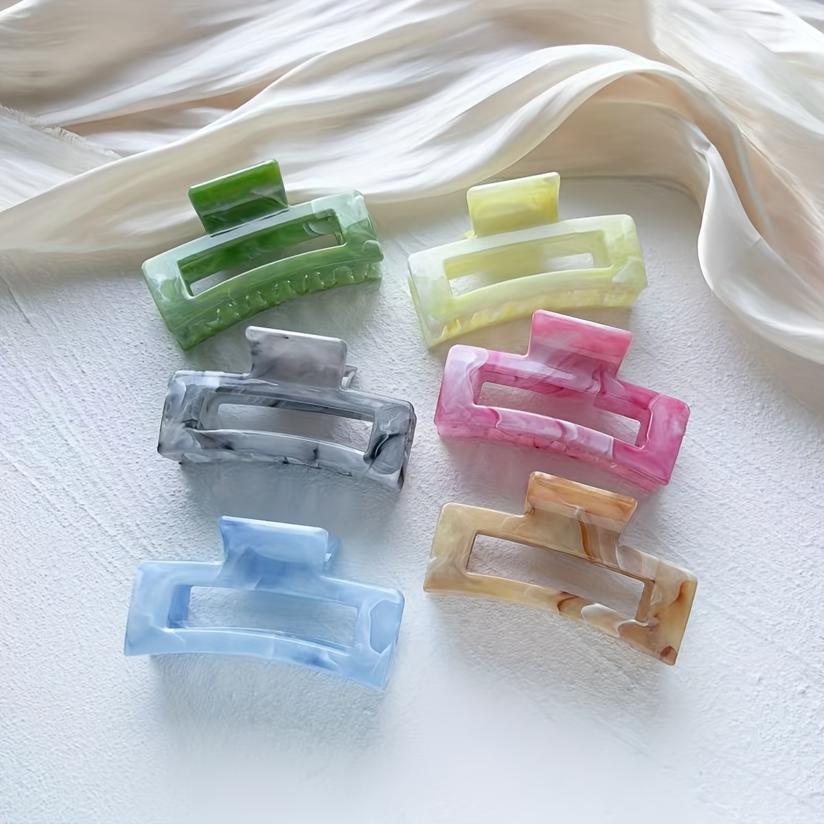 4pcs Small Hair Claw Clip For Thin Hair Matte Non-slip Short Hair  Accessories For Women And Girls