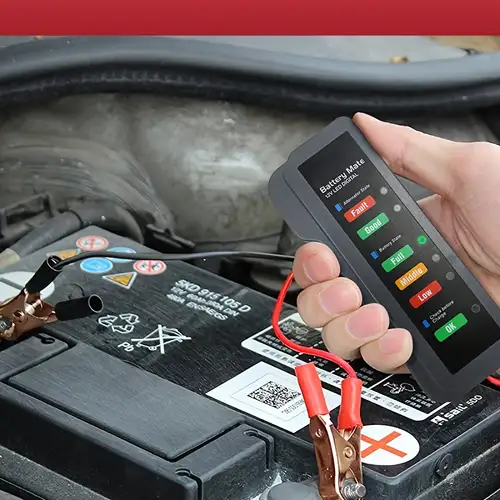 12V testeur universel de voiture moto détecteur de défaut testeur de  batterie testeur d'alternateur numérique outil de diagnostic de voiture  pour la