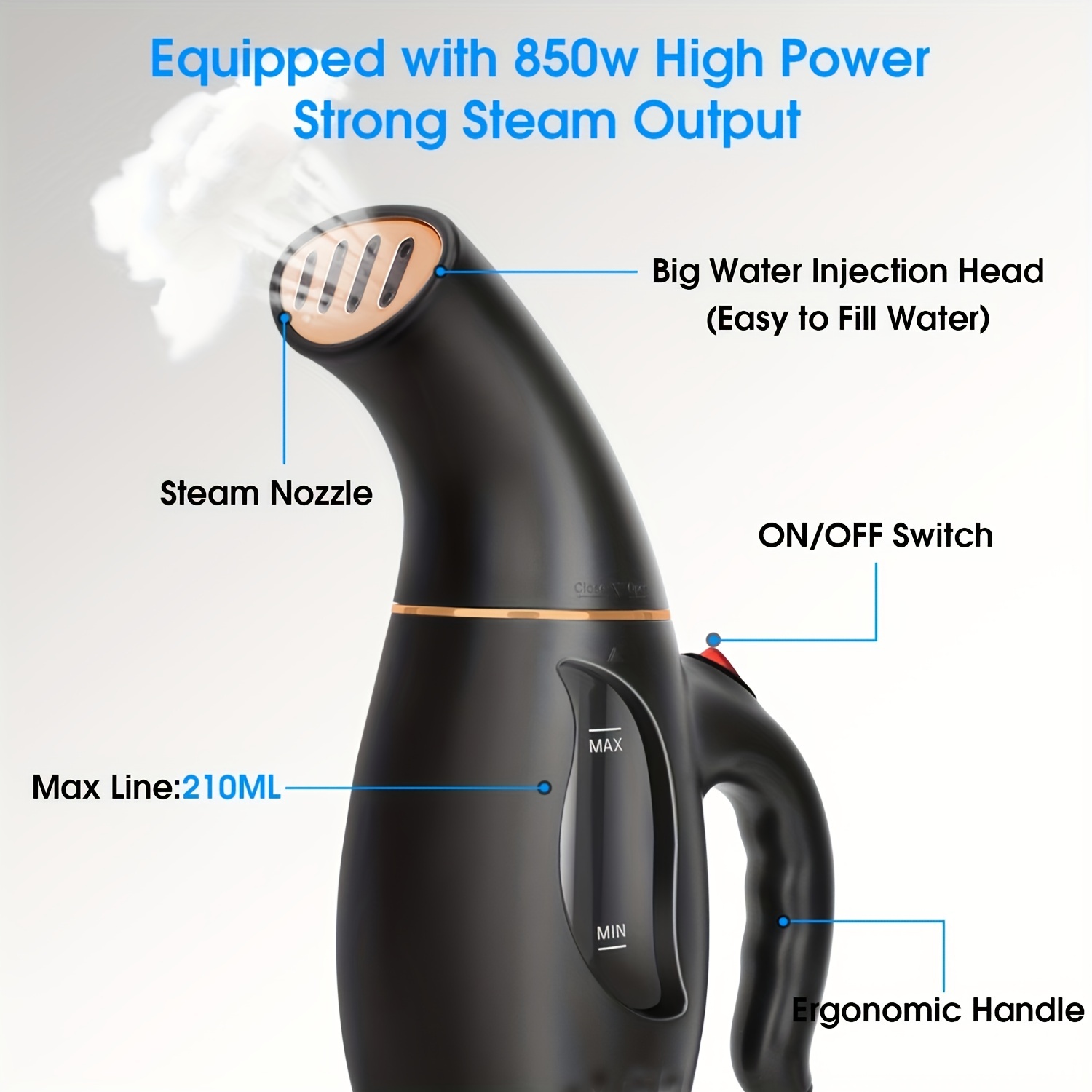 Handheld Steamer For Clothes Strong Power Garment Steamer - Temu