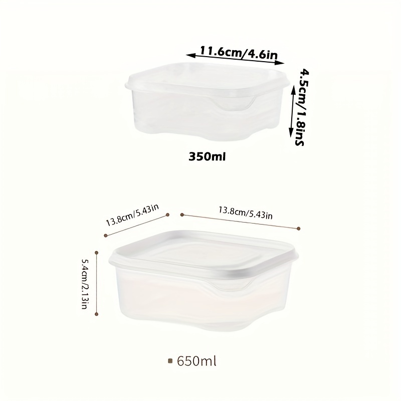 8 Pcs High Quality Kitchen Food Container Large Food Storage Containers  Noodle Box Kitchen Organizer Multigrain Storage Tank Set