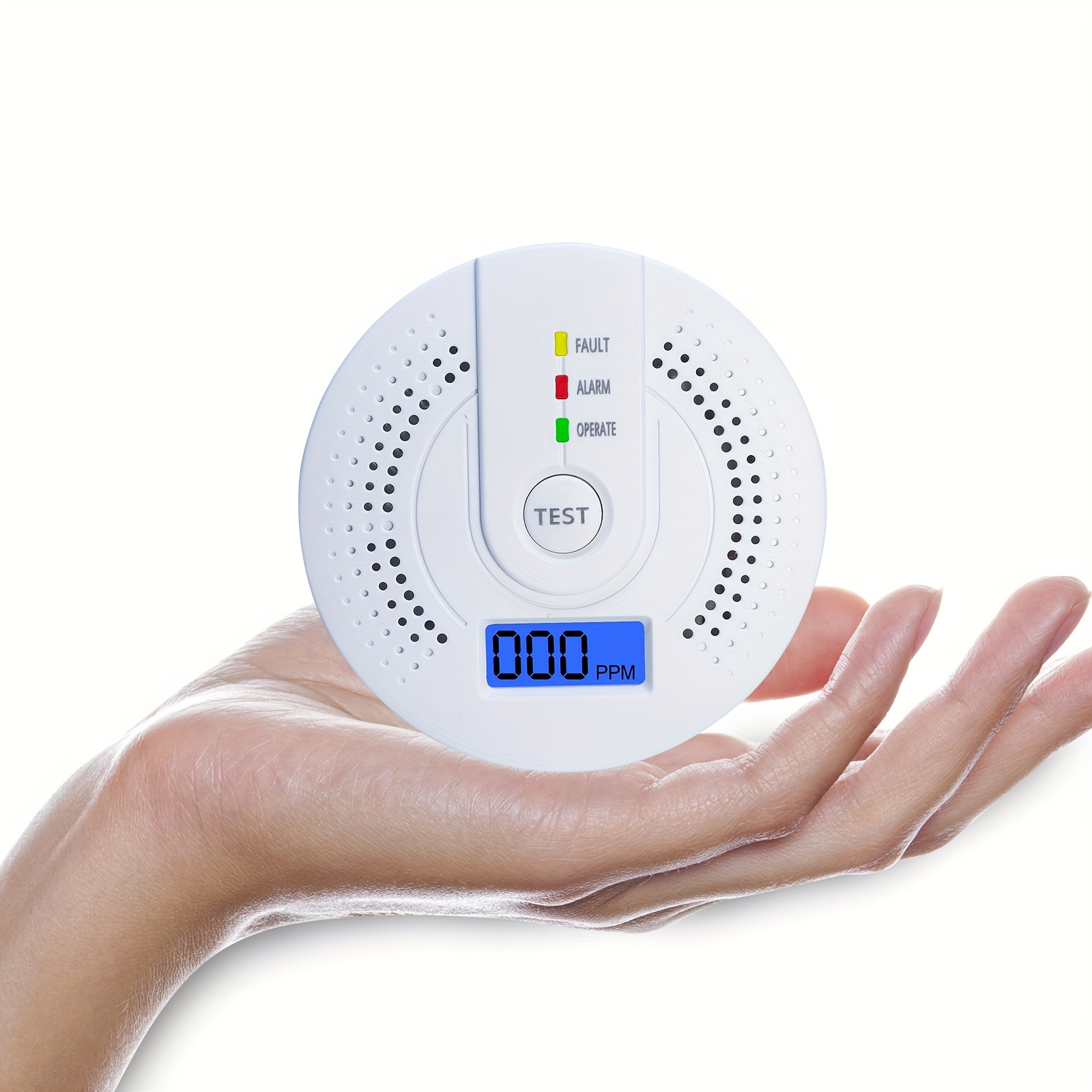 

1pc Mini Carbon Monoxide Alarm, Carbon Monoxide Detector With Digital Display And Sound Alarm, (battery Not Included), Suitable For Home, School, Office In Accordance With En50291