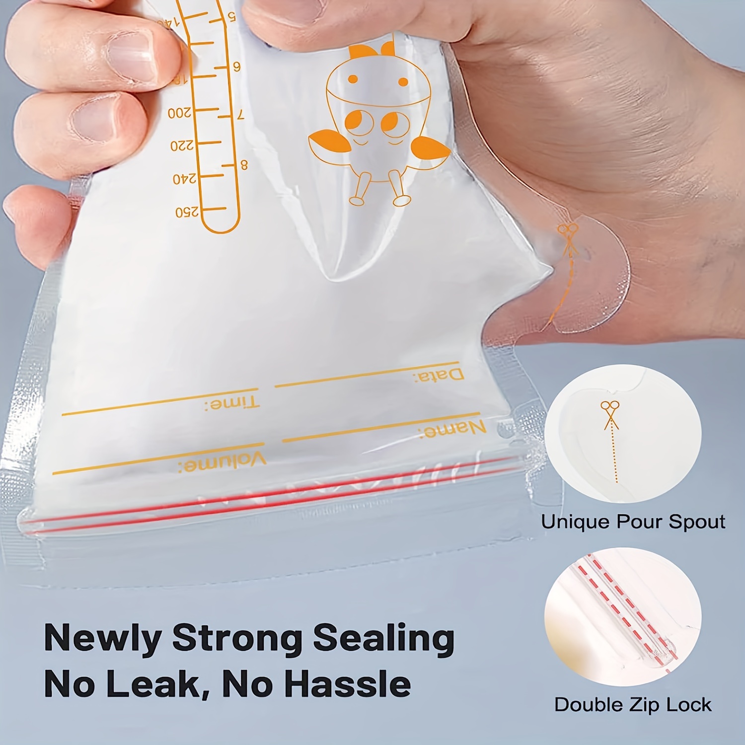 Breastmilk Storage Bags Breast Milk Storing Bags Bpa Free - Temu