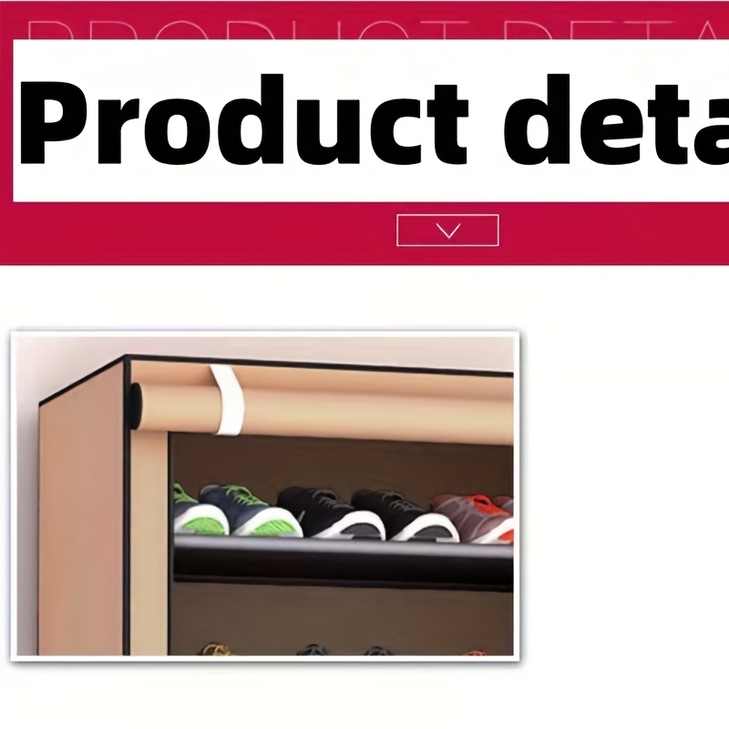 10 Tiers DIY Shoe Cabinet Dustproof Easy Assemble Tidy Shoe Rack Non-Woven  Fabric Holding 27, 1 unit - Kroger