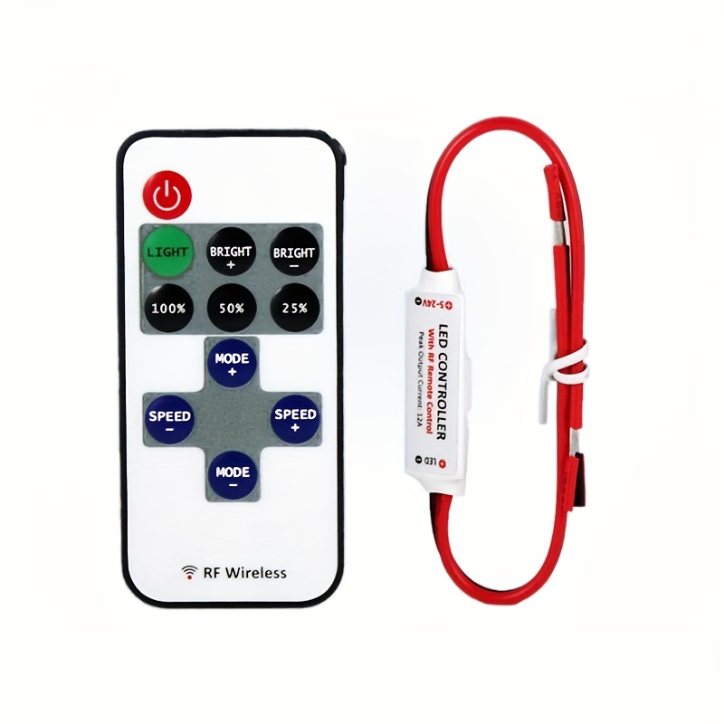 12v Led Controller Dimmer 6a Wireless Rf Remote Control - Temu Canada