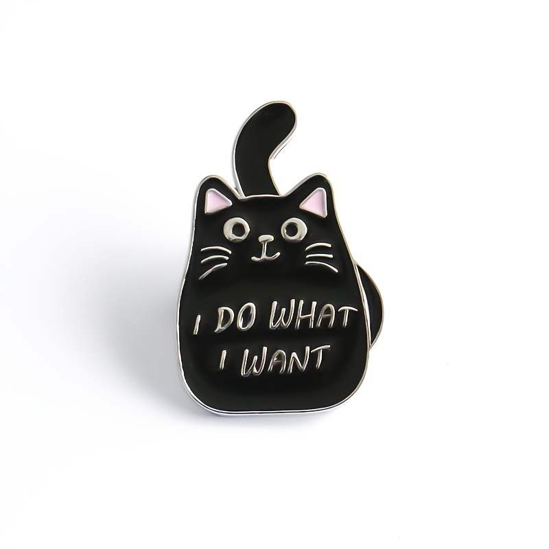 Adorable Enamel Cat Pins For Hats Clothes And Backpacks - Temu