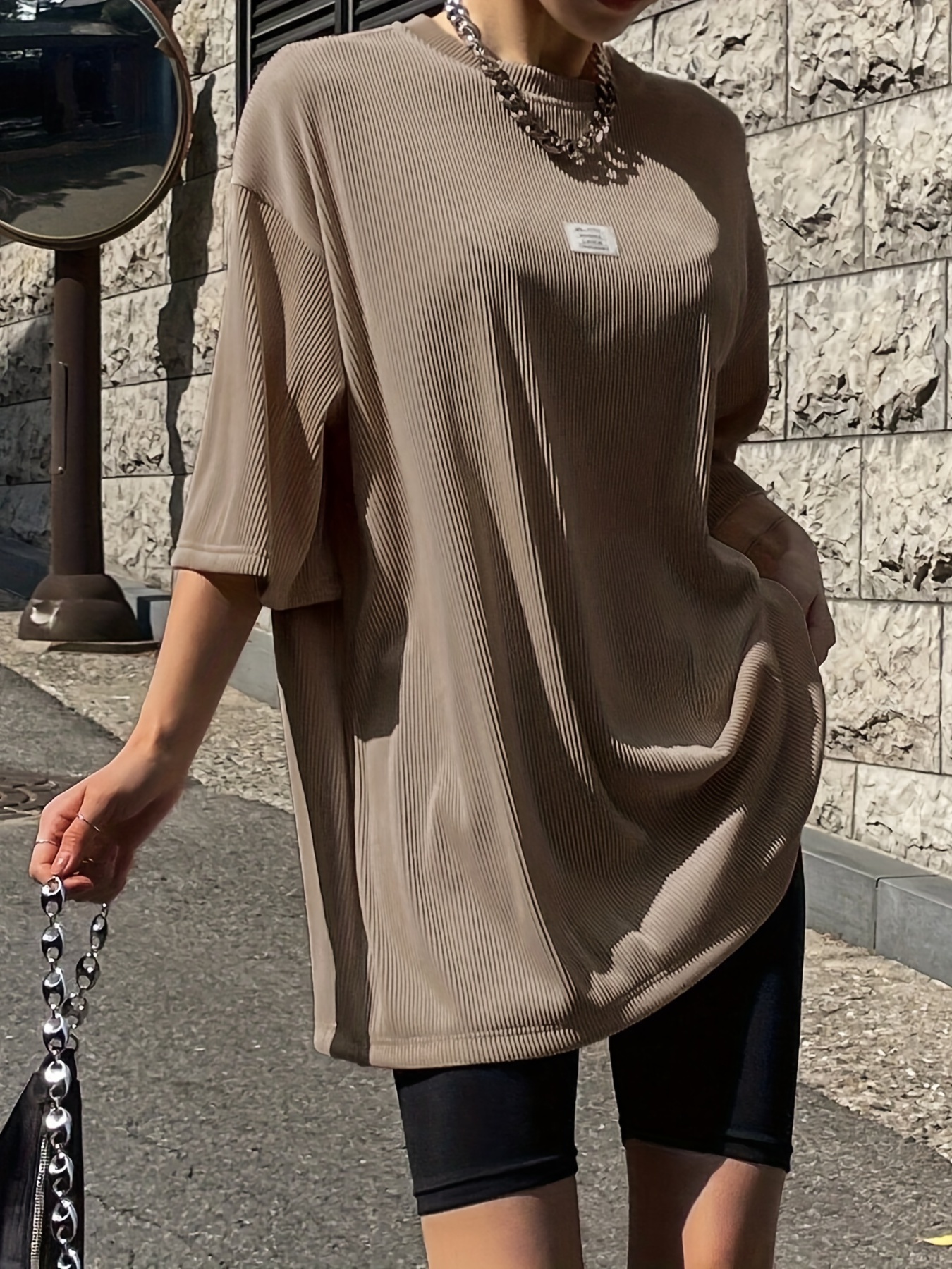 Oversized Tshirts Shirts for Women Womens Oversized Long Sleeve Shirts  White Button Down Casual Tops Office Drop Shoulder Blouses Trendy Clothes  Womens Tops Dressy Casual(A-Army Green Small) at  Women's Clothing  store