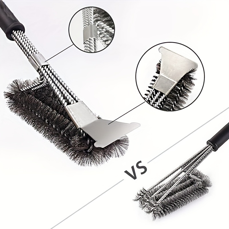 Stainless Steel Grill Brushes Durable And Effective Bristles Clean Kitchen  Accessories Camping Supplies Grill, Cleaning & Maintenance Tools - Temu  Australia