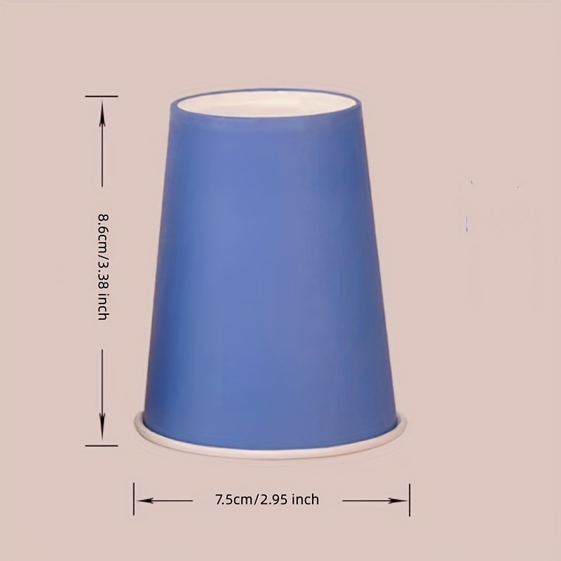 Vaso de plástico, 4 piezas Vaso para cepillo de dientes Vaso para enjuague  bucal Vaso para enjuague bucal de viaje, (rosa claro, blanquecino, azul  claro, azul oscuro),10*8cm TUNC Sencillez
