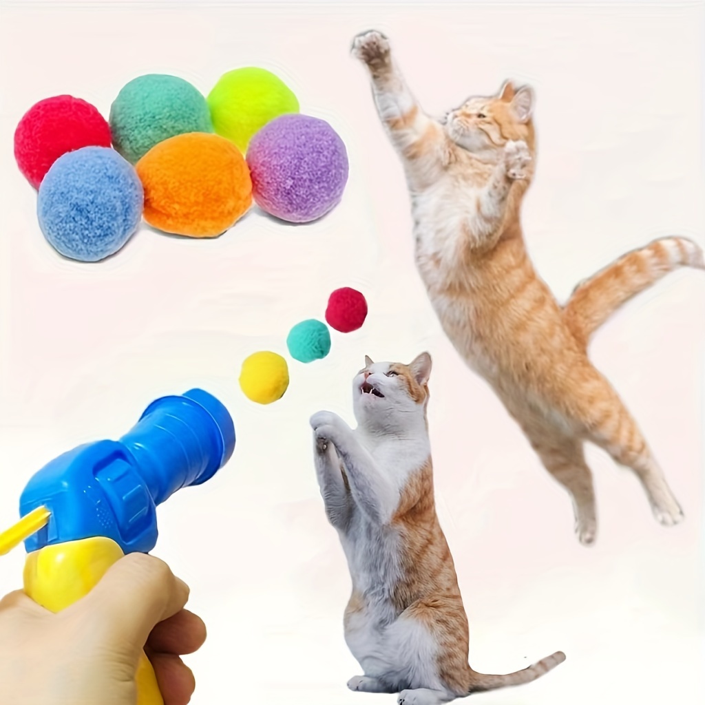 20pcs/set Random Color Cat Toys For Playing And Relieving Boredom, Suitable  For Cats