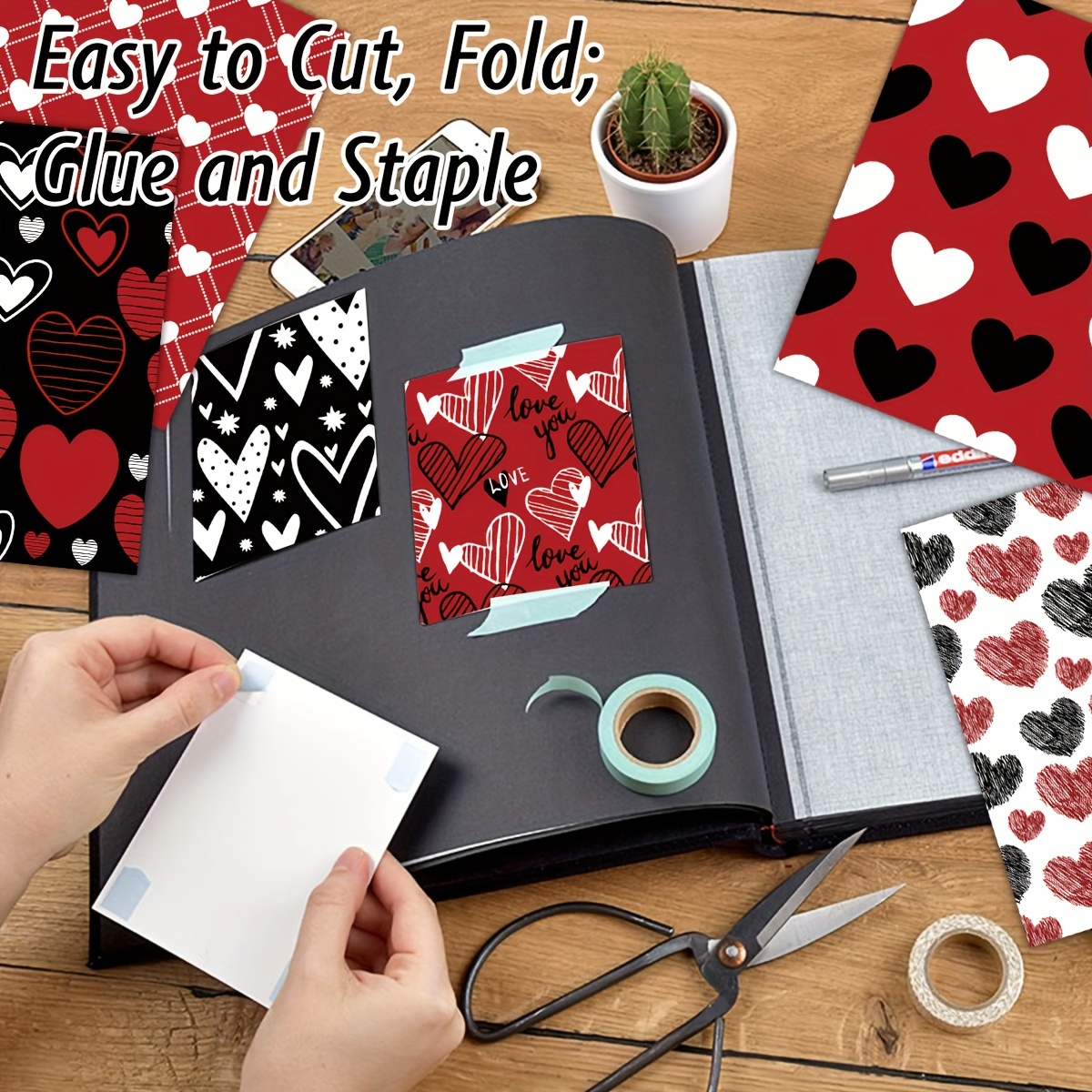 How to Quickly make Double Sided Scrapbook Paper 