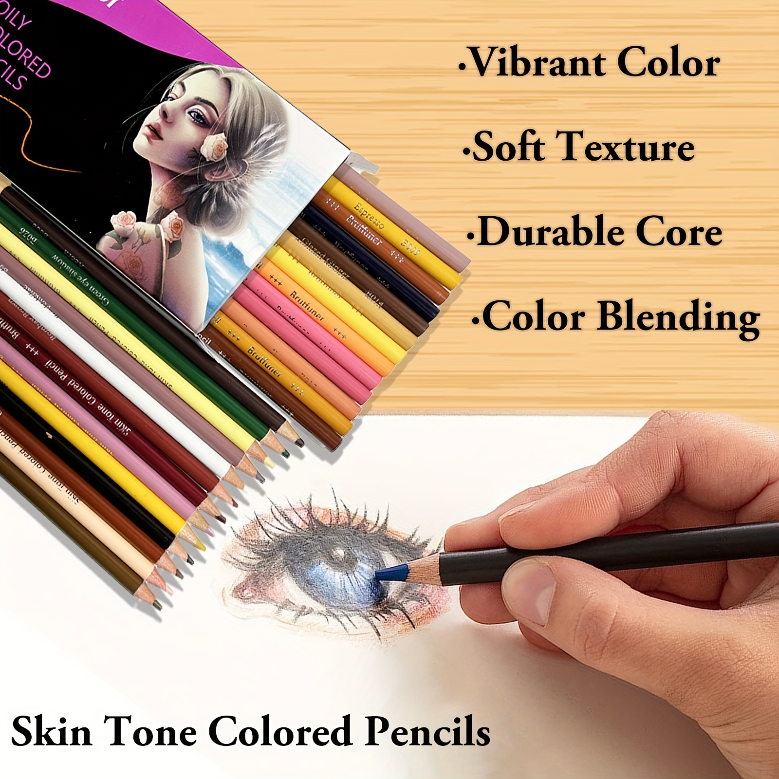 Set Disegno Professionale Matite Colorate A Carboncino - Temu Italy