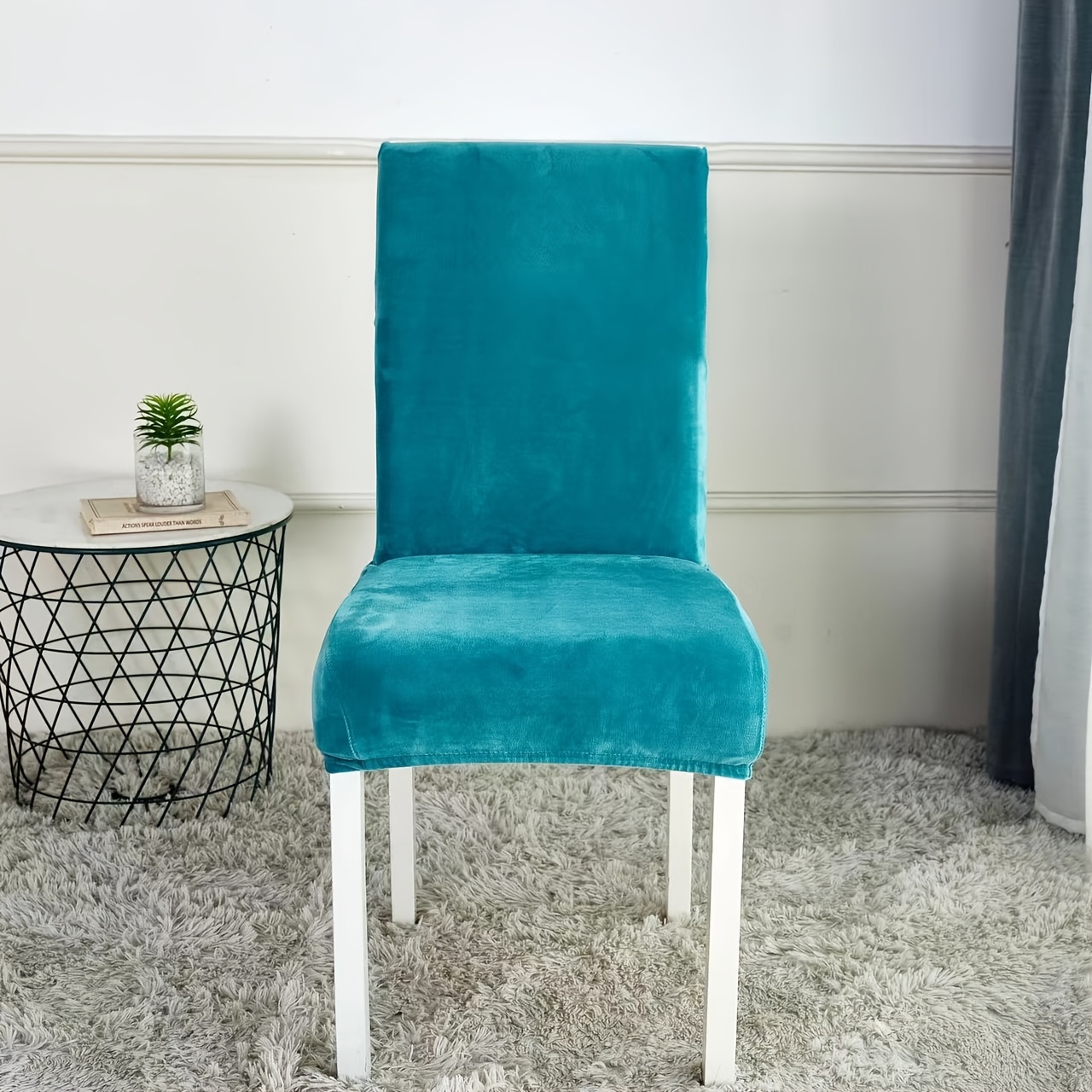 Spandex Banquet Chair Cover in Teal