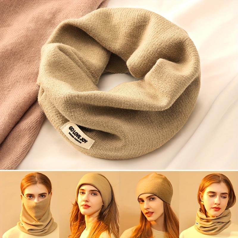 Merino Fleece Neck Warmer Solid Khaki