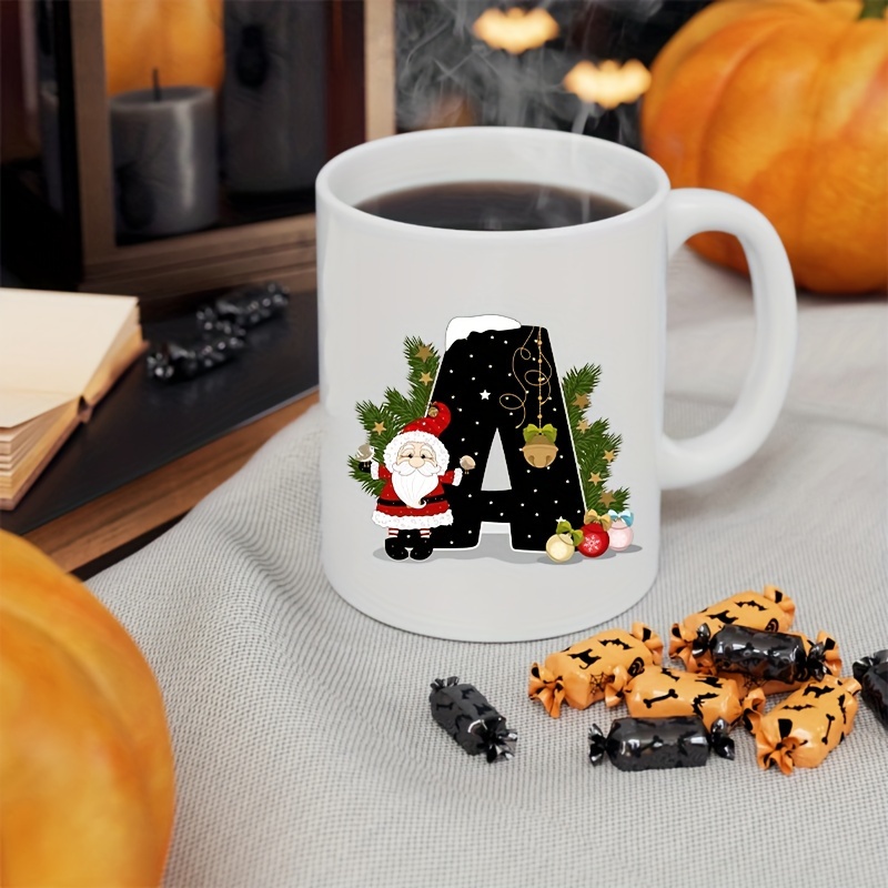 Creative Mug, Christmas Theme Cup, Trendy Cute Water Cup Coffee Cup Ceramic  Water Cup Halloween Christmas Gift For Restaurants/cafe - Temu