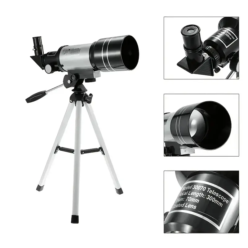 telescope for kids astronomy beginners 15x 150x high magnification astronomical refractor telescope portable travel telescope for adults great astronomy gift for kids details 0