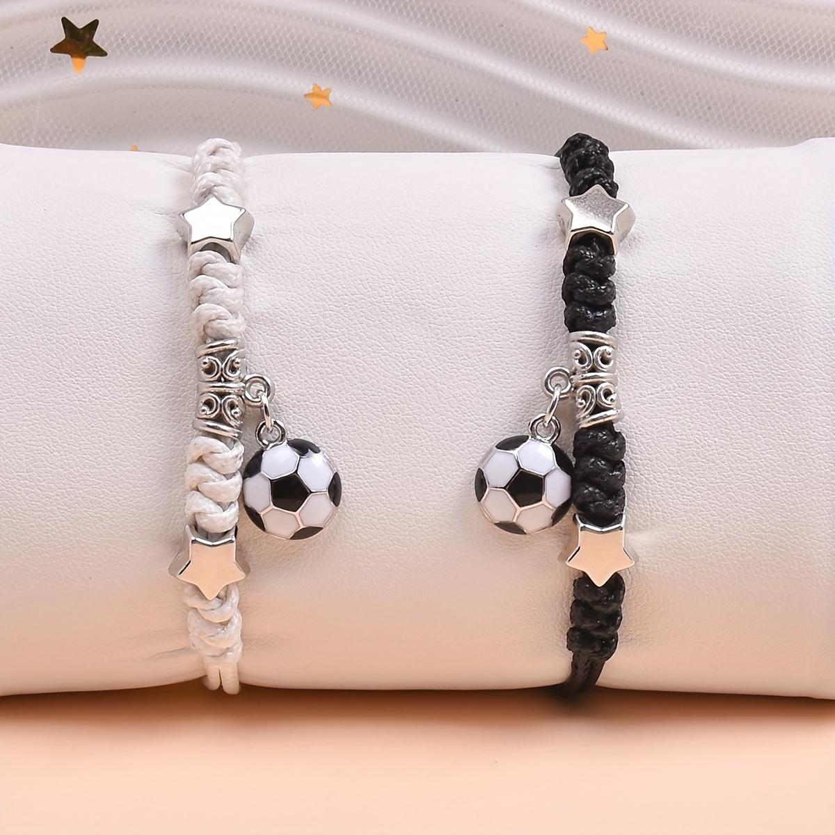 Regalos de fútbol para niños y niñas, pulsera de fútbol unisex inspiradora  ajustable, regalos para jugadores de fútbol