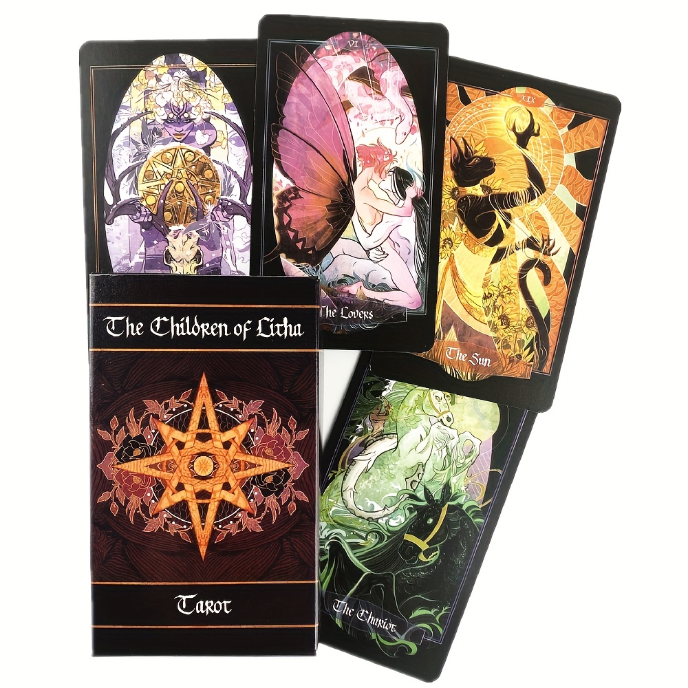 Cartes de tarot divinatoire pour oracle, jeu de société multijoueur, pour  fête de famille