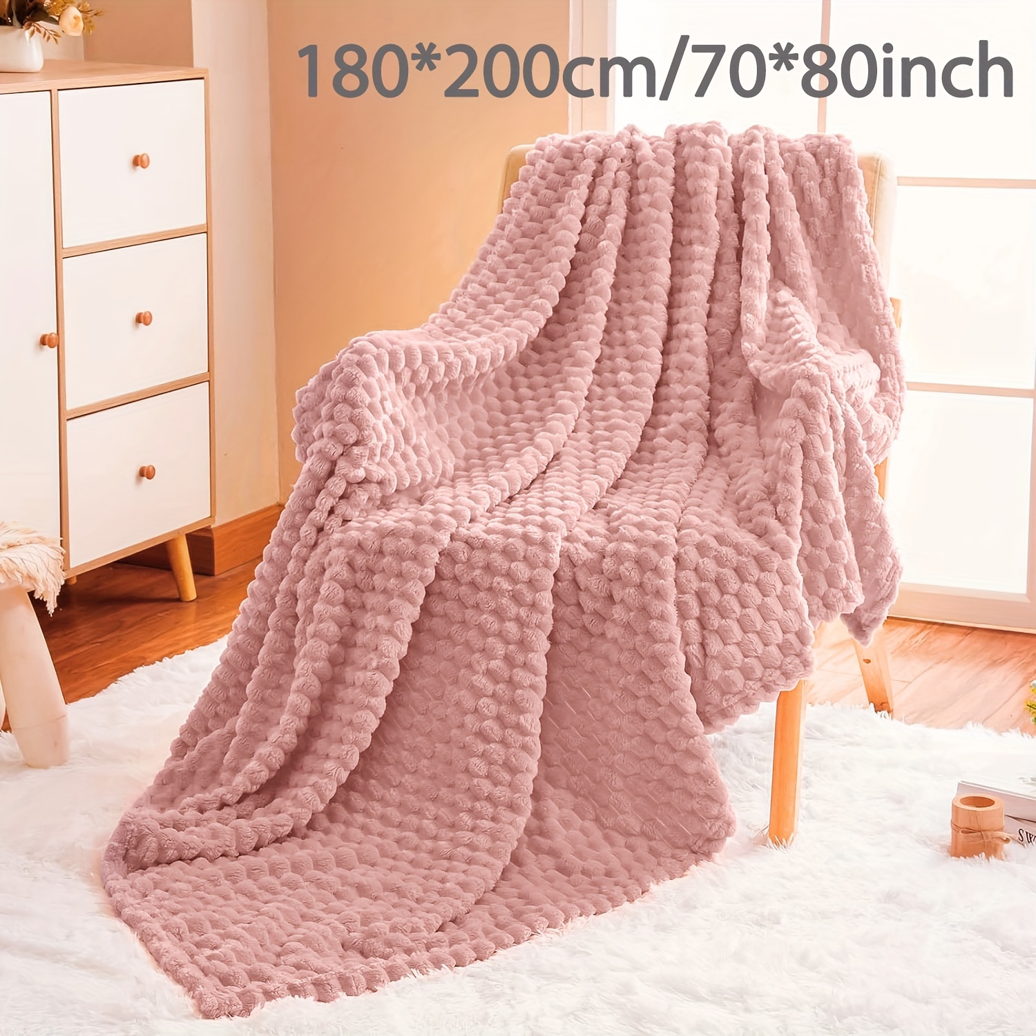 Cozy Soft Throw Blanket For Couch Bed Decor Car Bedroom - Temu