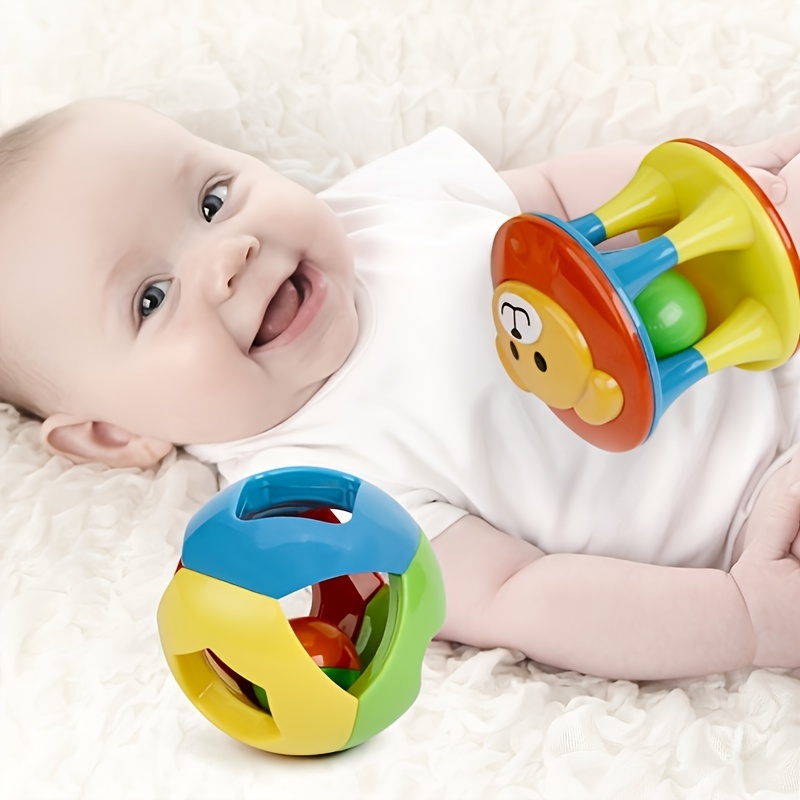 6 meses niña niño, juguete de habilidades motoras juguete para bebé 3 6 7 8  9 10 12 meses, sonajero para bebé, bola de agarre, juguete para bebé,  anillo de dentición de