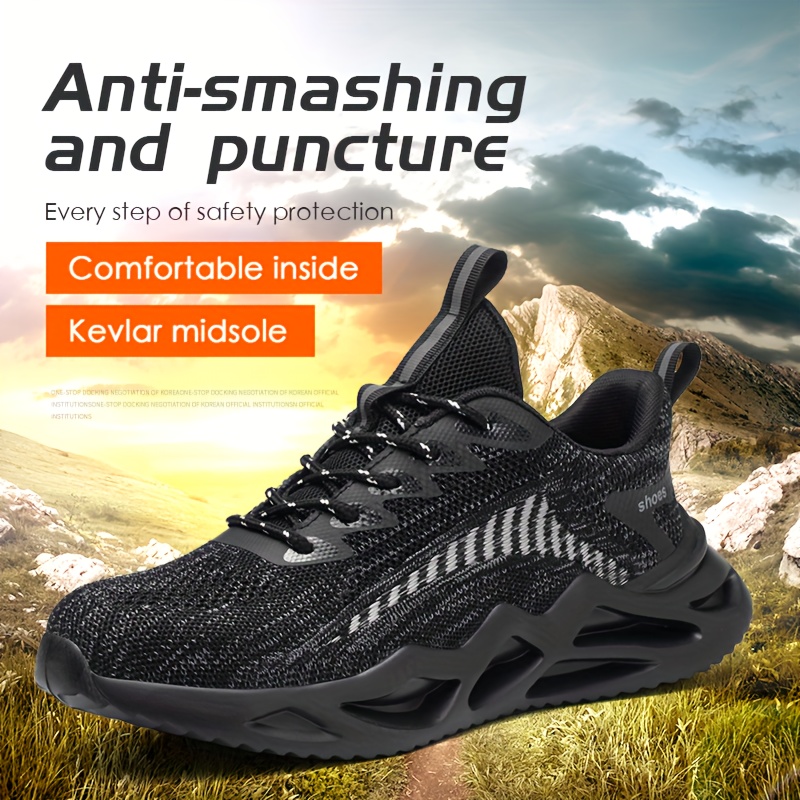 Scarpe antinfortunistiche Scarpe da lavoro anti-sfondamento e  anti-perforazione da uomo Scarpe antinfortunistiche leggere e traspiranti  Scarpe da alpinismo con punta in acciaio – i migliori prodotti nel negozio  online Joom Geek