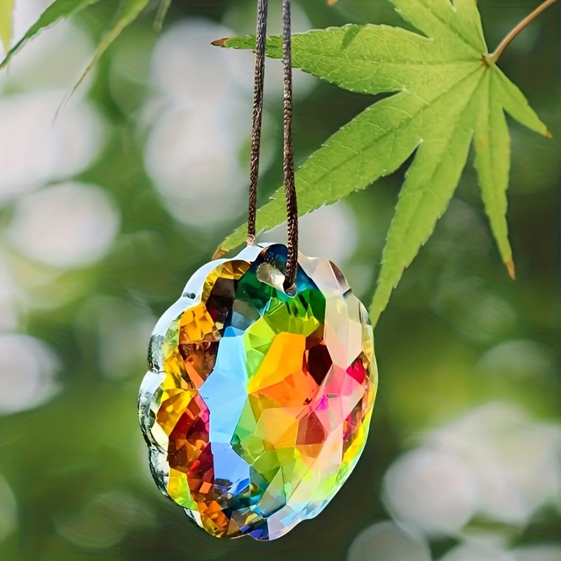 Sun Catcher with Crystals - Rainbow Prism - Hanging - Hanging Crystals for  Decoration 