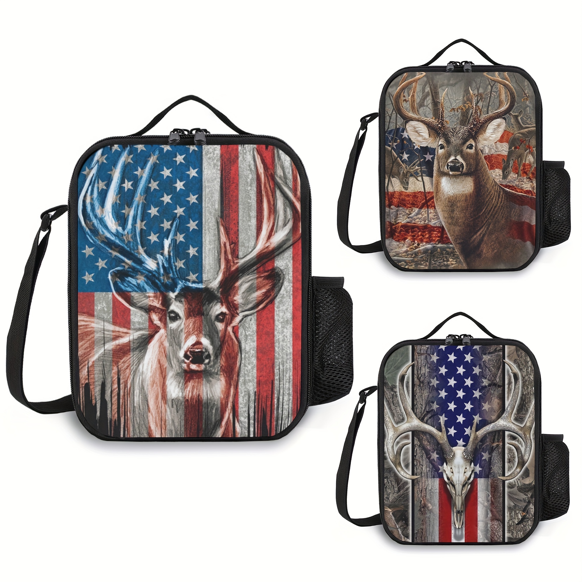 American Flag Lunch Boxes