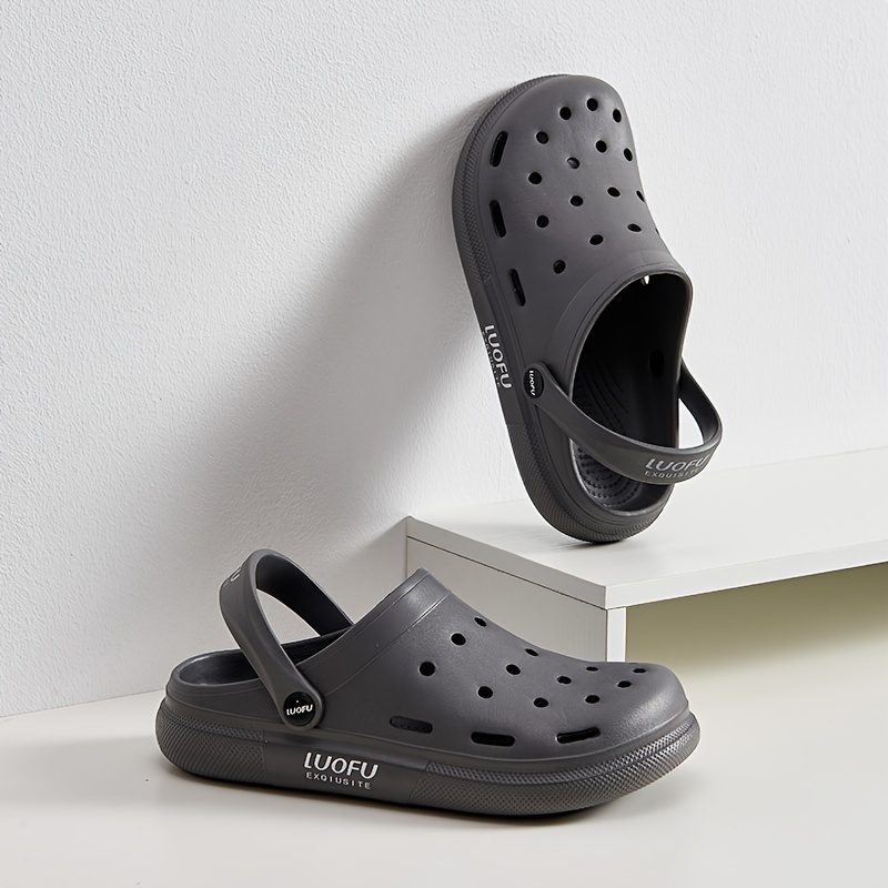 LUOFU Lightweight Comfortable Non Slip Quick Dry Clogs For Men Women