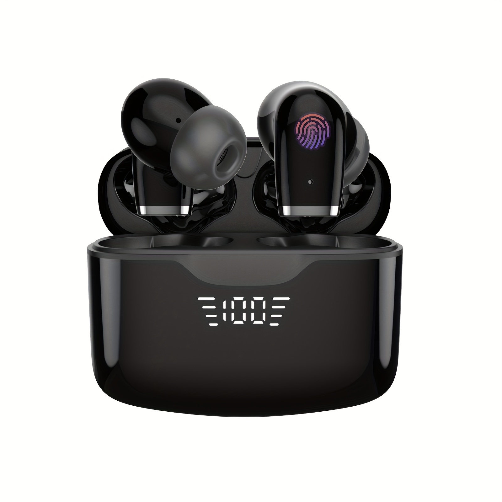 

Wireless Headphones True Wireless Earbuds With Noise Cancelling Mic 48hrs Playtime Led Display Ear Buds For Android/ios